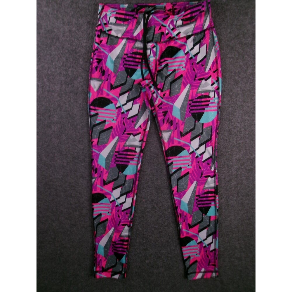 Danskin Now Pants Women S Abstract Bold Print Activewear Leggings Pilates Yoga